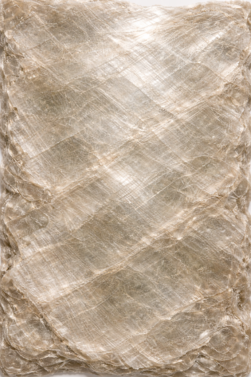 Intricate layers of translucent mica