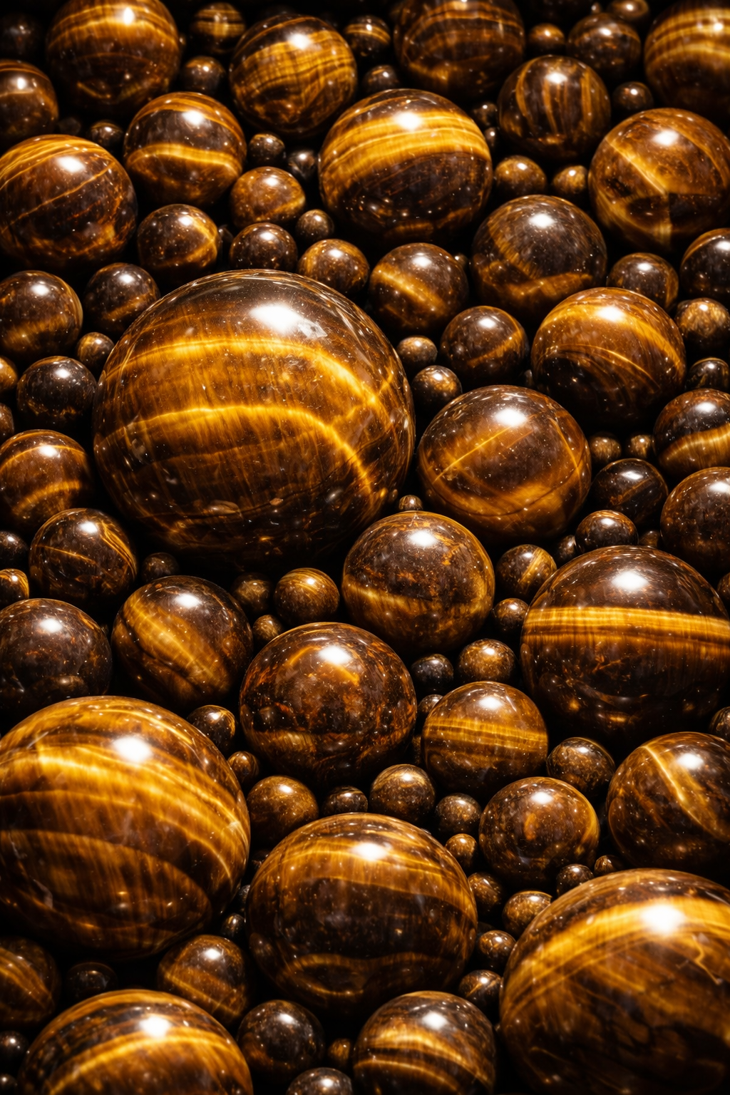 Tiger's Eye Spheres